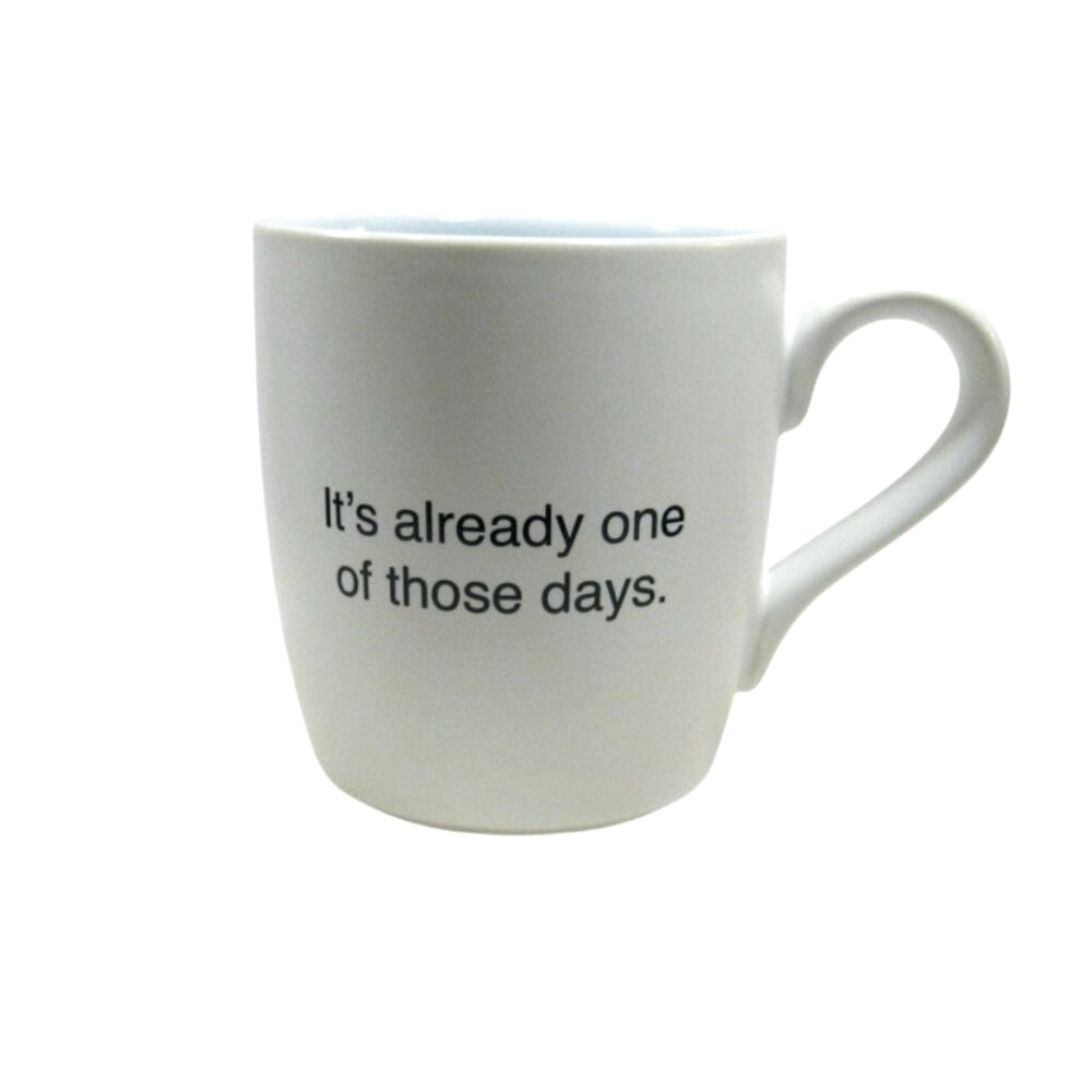 Funny Humor That's All White 16oz Coffee Mug Start Your Day with a Laugh! - Picture 2 of 2
